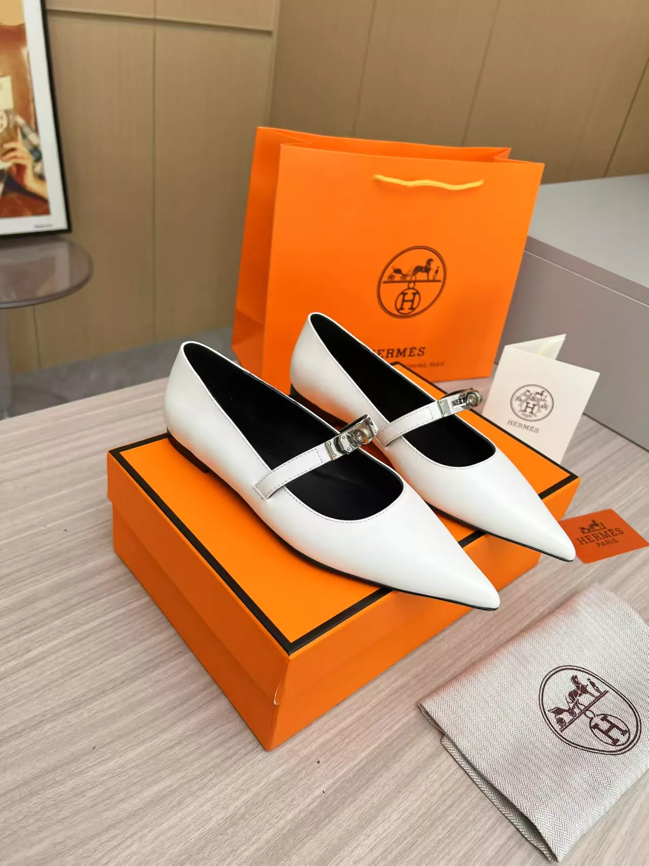 hermes flat chaussures pour femme s_12a30b61